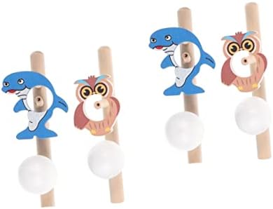 KJHBV 4 поставува Blower Kids Educatational Toys играчка за деца дрвени деца носталгија едукативни играчки