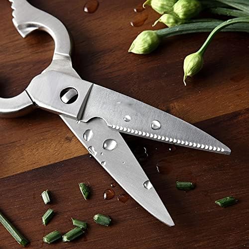 Koaius занаетчиски ножици кујнски ножици не'рѓосувачки челик кујна живина пилешко коска ножици за готвење алатка гаџет смолкнување