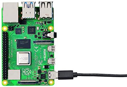EZ-Fit Raspberry PI 4/4B Адаптер за напојување Вклучување/Исклучување USB-C тип C 5V 3A US PLUG