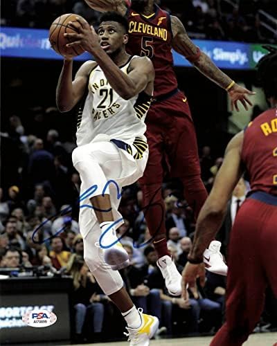 Thaddeus Young потпиша 8x10 Photo PSA/DNA Indiana Pacers Autographed - Автограмирани НБА фотографии