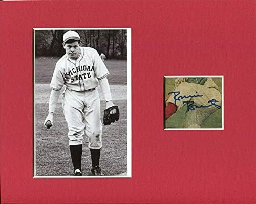 Бејзбол Робин Робертс Мичиген, редок потпишан автограмски приказ на фотографии - автограмирани бејзбол