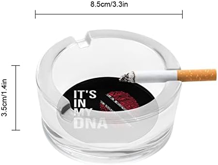 Тоа е во мојата ДНК Тринидад и Тобаго знамето стакло од пепелници за цигари за ветровито ѓубре може да печати фенси фиоки за