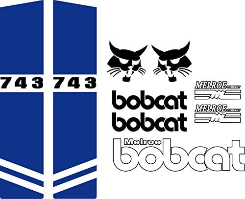 743 Стил Ц налепници за налепници се вклопува во Bobcat