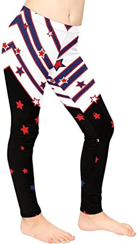 Чаклин девојки хеланки Атлетски јога панталони со високи половини за печатење хулахопки тренинзи што трчаат панталони