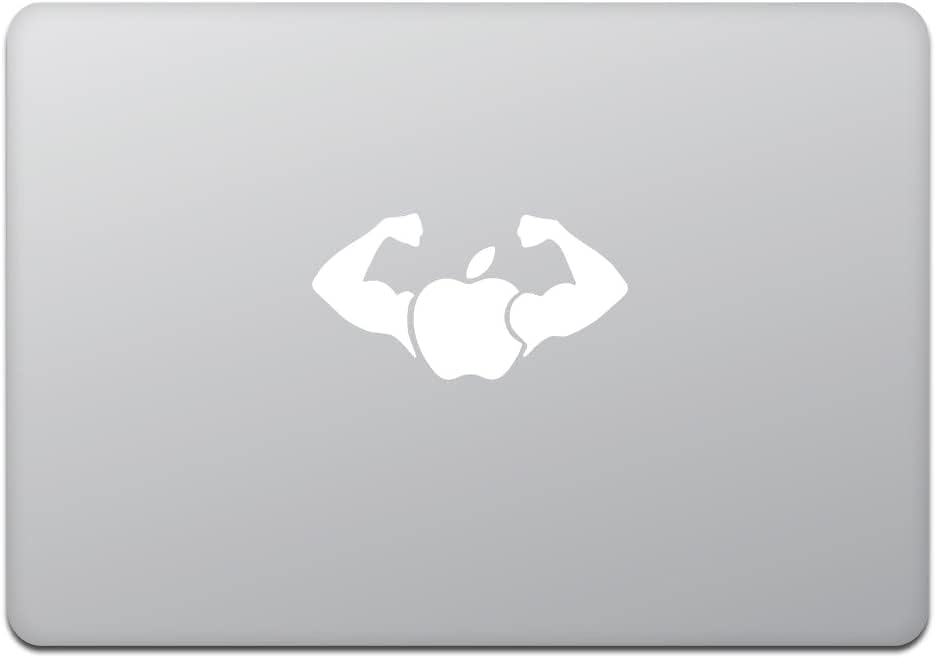 Kindубезна продавница MacBook Air/Pro 11/13 MacBook налепница мускулен мускул бел M566-W
