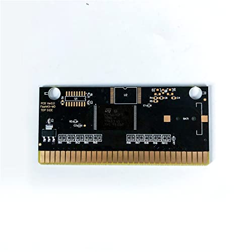 Aditi Jammit - USA Label FlashKit MD Electraless Gold PCB картичка за Sega Genesis Megadrive Video Game Console