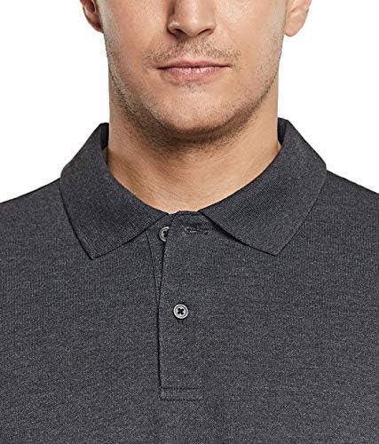 TSLA 1 или 2 пакувања машка памучна пика поло, кошули, класични вклопувани со кратки ракави солидни обични кошули, перформанси за голф -кошула за голф