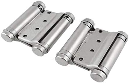 Нов LON0167 пар сребро прикажан тон не'рѓосувачки челик сигурна ефикасност за фиока за цевки за цевки за цевки од врата од 90мм