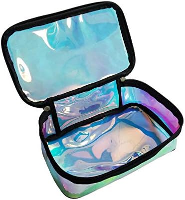 иридентна козметичка торба за патување тоалетна торба холографска торба за шминка комплет за шминка за патување торбичка за организатор