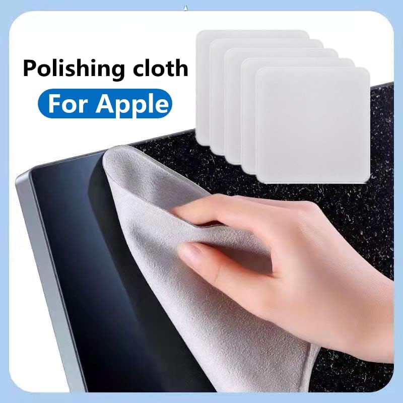 2 Парчиња Нова Крпа За Полирање Екран Двослојна Ткаенина Полирање На Камерата Чистење На Микрофибер Крпа За Бришење за iPad