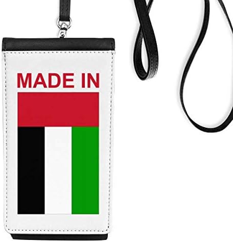 Направено на арапски еригира земја loveубов телефонски паричник чанта што виси мобилна торбичка црн џеб