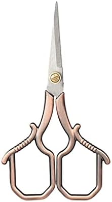 Jawkp кујнски ножици Шарени ножици за везови од не'рѓосувачки челик остри зашилени ножици за сечење на конец за занаетчиски