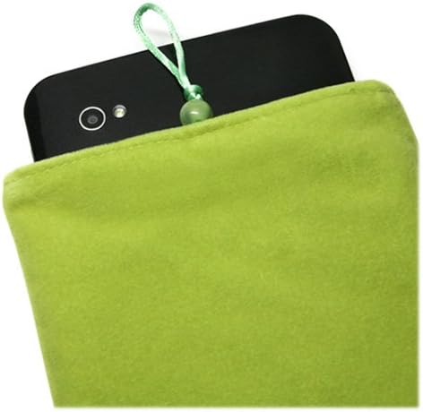 Case Boxwave Case компатибилен со Blu Touchbook M7 MTK - кадифена торбичка, мека велурна ткаенина торба ракав со влечење за