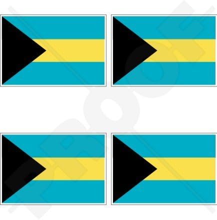 Бахами Бахамско знаме на Комонвелт 2 Винил браник-хеммет налепници, Декларации x4