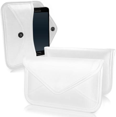 Boxwave Case компатибилен со Sonim XP7 - Елита кожна торбичка за месинџер, синтетичка кожна покривка на куќиште дизајн на пликови