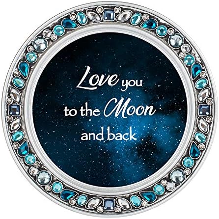 Куќа Градина Те Сакам На Месечината Аква Силвертон 4.5 Инчен Накит Сет Од 4