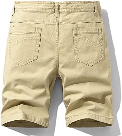 Обични шорцеви од Озммјан, опуштени се вклопуваат летни лесни пешачки кратки панталони со џеб директно вклопување