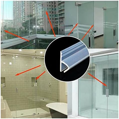 Доверба занаетчија стакло запечатување ленти H/F/U форма Силиконски екранот за туширање заптивка за лизгање лента за ленти за