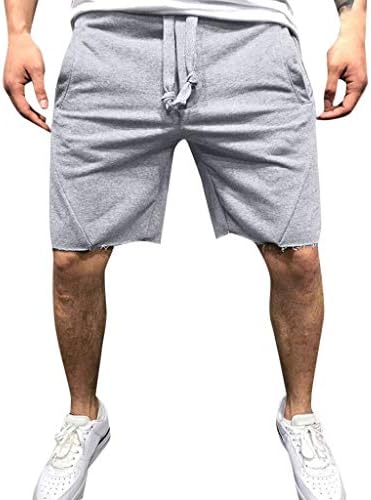 Озммјан салата шорцеви за мажи летни обични спортови џогирање еластични шорцеви на половината работа панталони панталони