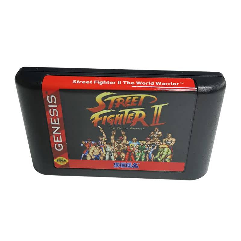 Street Fighter II The World Warrior Video Game картичка за Sega Megadrive Genesis Game Certridge