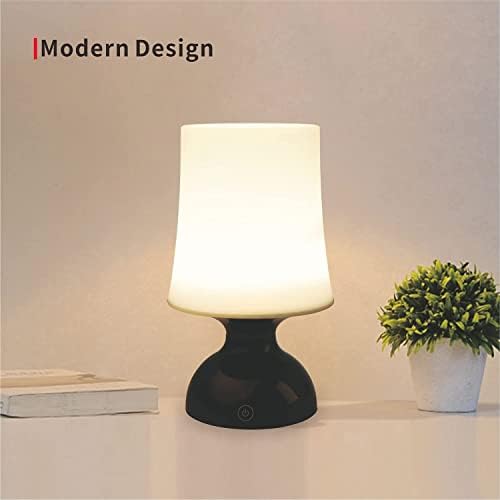 Riverlux LED светло за расположение, црно -бела ламба, ламба за маса на нордиски стил, минималистичка биро за ламба, расадник