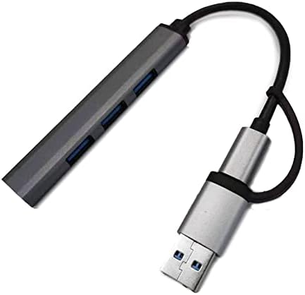 SGIN USB C Центар, 3 во 1 USB-C Сплитер, 5V/3A USB Центар 3.0, USB Тип C Центар, USB Центар Мултипорт Адаптер ЗА Лаптоп, Chromebook,