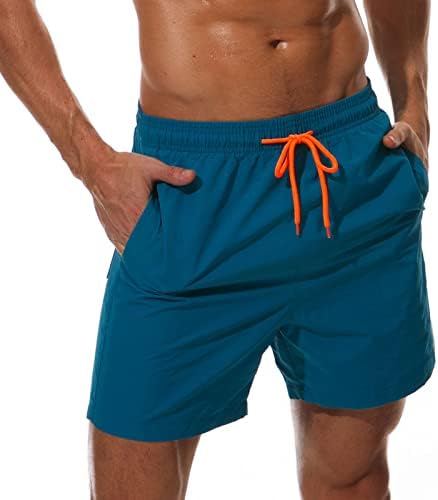 Салата шорцеви за мажи со цврста дишење чипка водоотпорна четвртина панталони со шорцеви на плажа спортски обични панталони