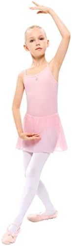 Лиоња Мали девојчиња Камизола балетски танц фустан со здолниште леотарди шупливи бек деца танцувачки облеки 3-12yy