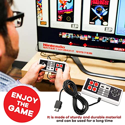 2 Classic Controller NES Classic, Wired Joypad/GamePad конзола за NES Classic Edition Mini и NES Classic 2017 со долг кабел