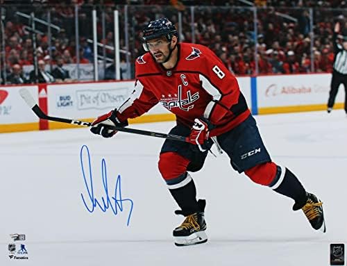 Капитал Алекс Овечкин потпиша 16х20 хоризонтално снимање Фото фанатици - Автограмирани фотографии од НХЛ