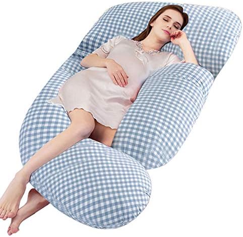 Перница за спиење на перница од бременост/поддршка бремена жена половината назад ， у-облик на тело перница бремена жена лумбална перница поддршка абдомен-100 ％ пам?