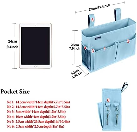 Surblue кревети за кревети, висина за чување торба за складирање во кревет и болнички кревети