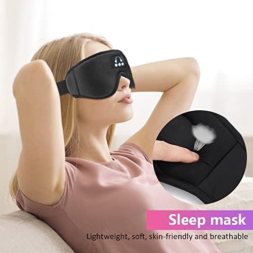 3Д безжична музика паметна маска за очите засенчување на очите нега на очите Дишено стерео преклопување на очите маска за очите