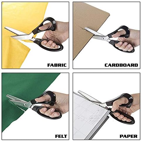 Заградувачки ножици, професионална рачка за удобност за удобност од не'рѓосувачки челик ножици за шиење уметност занаетчиска