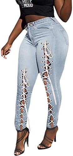 Lariau со високи половини фармерки за жени кратки закопки исечени тенок грб долг фронт потресен панталони за панталони со тексас