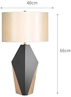 Wpyyi табела ламба Нордиска метална табела за ламба луксузна креветна ламба креативна топла декорација спална соба