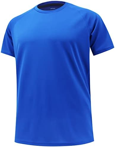 Кошули за вежбање со мажи Краток ракав - суво вклопувачки маички за влага - салата кошули мажи атлетски, кошули за трчање пакуваат