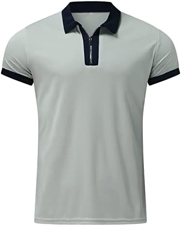 Кошули за мажи, машка кошула за голф кошула Ретро боја на отворено улица кратки ракави со копче надолу, облека за печатење