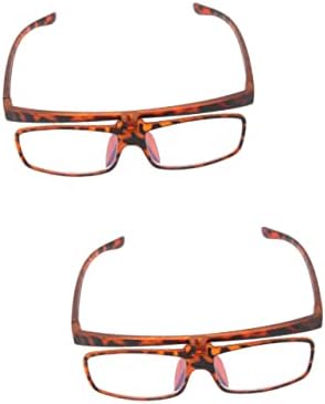 Doitool 2 парчиња превртуваат очила за читање на очила мажи и жени
