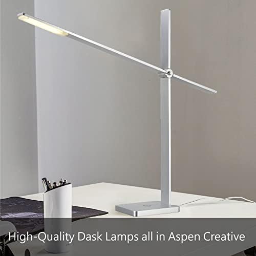 Aspen Creative 40084-4, 2-пакет сет-1 светло свеќичка за свеќници, современ дизајн во сатен никел, висока 14 1/4 , сина, жолта,