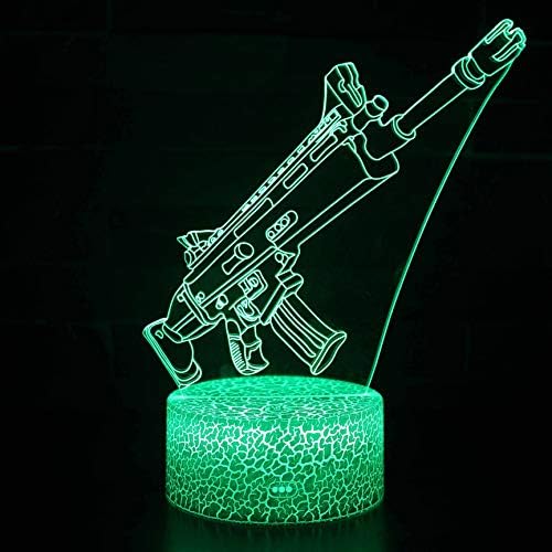SZG огнено оружје ламба 2 допирање на LED ноќна светлина Домашна просторија Виножито коњ ЛАМПАНЦИЈА Креативни ламби за маса