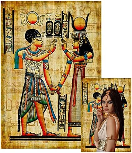 Баочико 3х5фт Антички Египетски Свиток Позадина Египетска Фреска Фотографија Позадина Египет Историја На Фараонот Сликарство