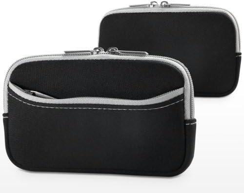 Case Boxwave Case for BQ Aquaris U2 Lite - мекото количество со џеб, мека торбичка неопрена покривка од ракав патент џеб - џет