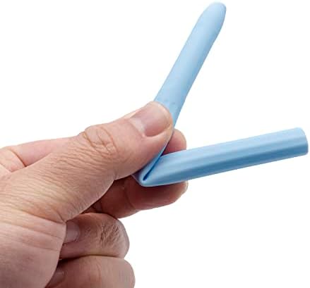 Меки силиконски ракав компатибилен со 2 -та генерација на Apple Pencil, со 2 капаци на капаче за пенкало и 4 ракави на грицка,