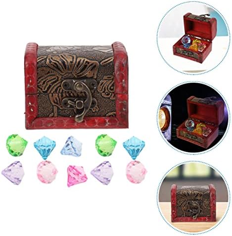 Nuobesty Girl Toys 3sets Накит вазна кул декоративни мини организатор за складирање на вештерките Случајно богатство реквизити