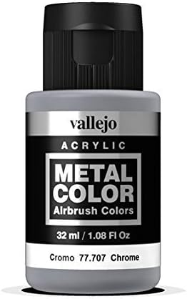Боја од метална боја на хромирана метална валејо