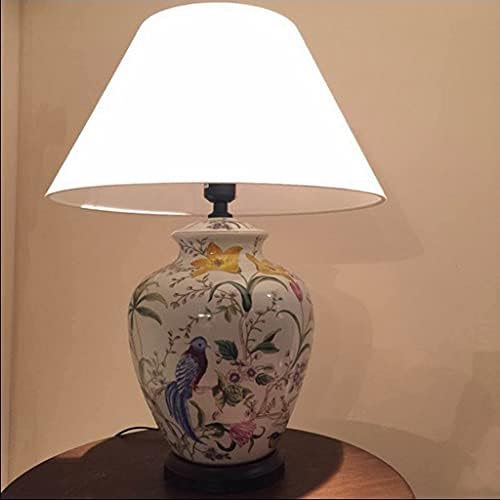 Wssbk ygqjj цвет и рачно насликана пукнатина глазура керамичка маса за ламба за дневна соба спална соба кревет ламби за маса